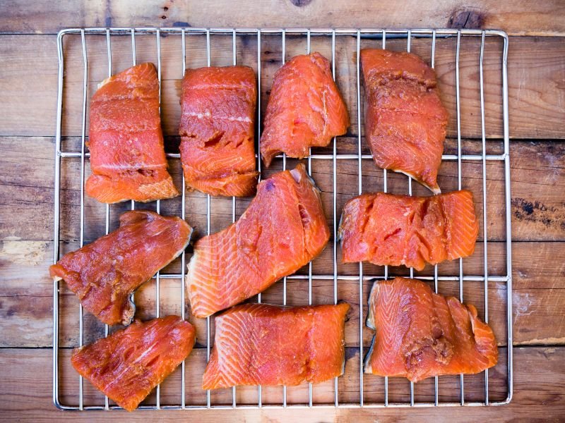 smoked salmon