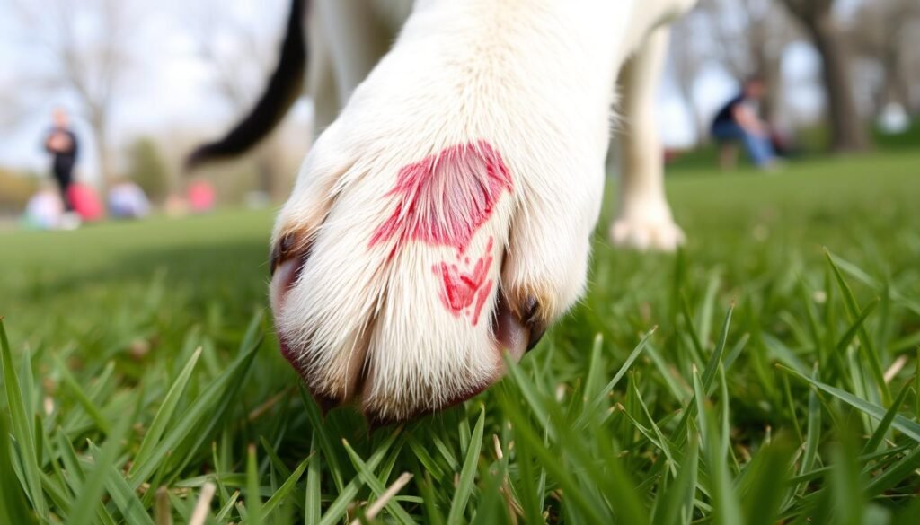 dog paw injuries